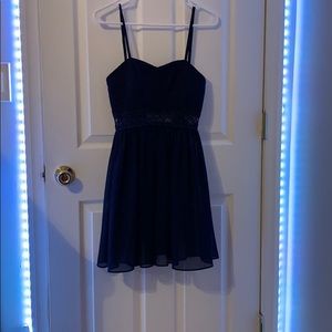 Blue dress